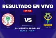Nigeria vs Tanzania Copa Africana