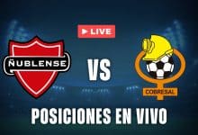 Ñublense vs Cobresal posiciones en vivo
