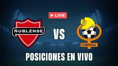 Ñublense vs Cobresal posiciones en vivo