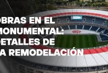 Obras en el Monumental