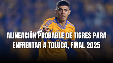 PORTADA_Alineación probable Tigres para enfrentar a Toluca, GF ida, AP 2025
