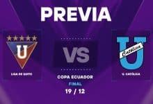 Liga de Quito vs Católica: donde ver y horarios de la final de la Copa Ecuador.
