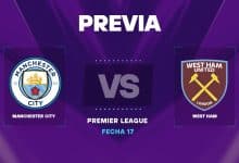 Manchester City vs West Ham: horarios y donde ver el partido de la Premier League