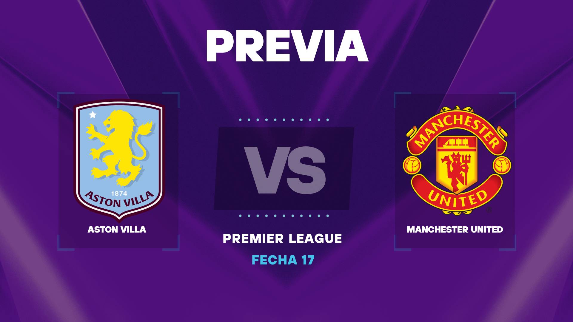 Aston Villa vs Manchester United: posibles formaciones y horarios del duelo por Premier League
