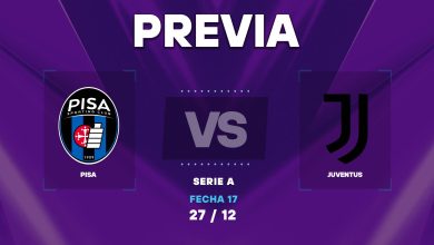 Pisa vs Juventus: cuando juegan y horarios del partido por Serie A