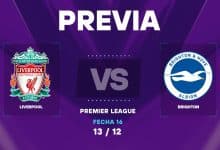 Liverpool vs Brighton: donde ver y horarios del partido por Premier League