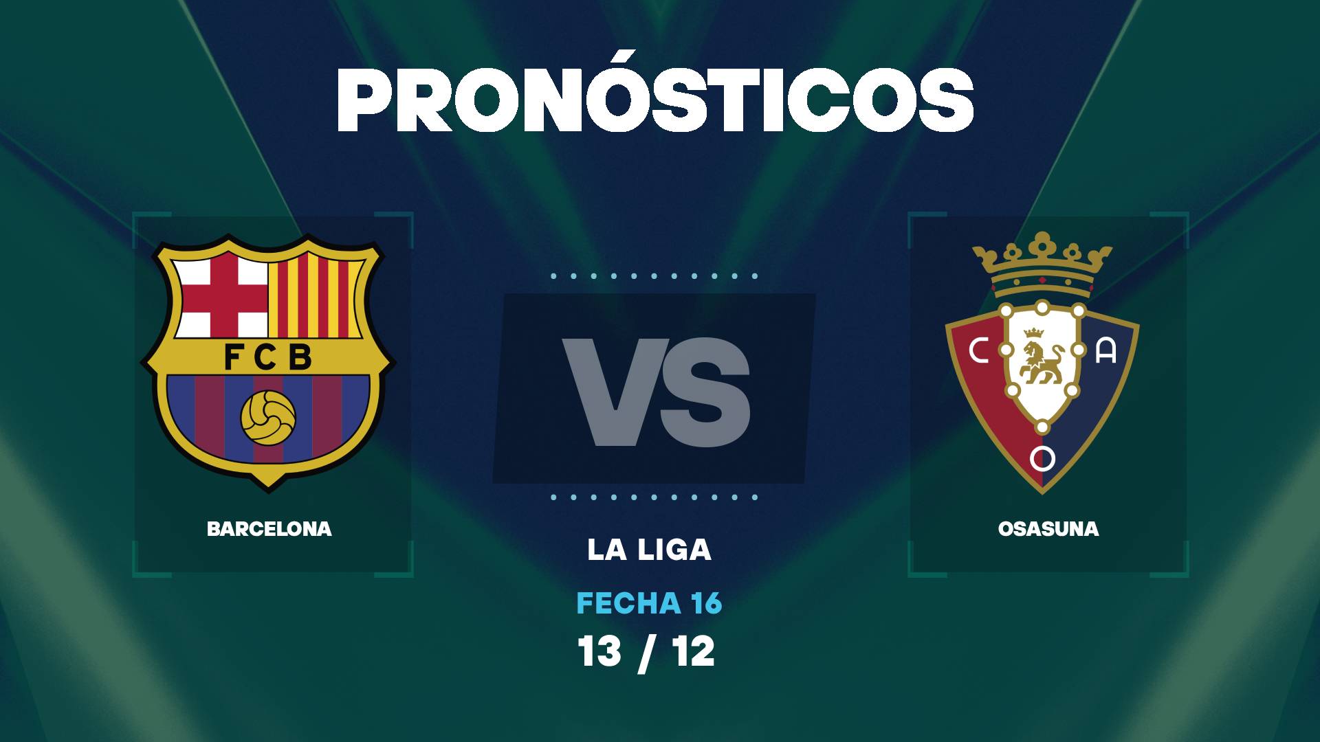 Barcelona vs Osasuna: pronósticos para el partido de La Liga