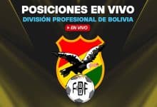 Posiciones EN VIVO - Liga Boliviana