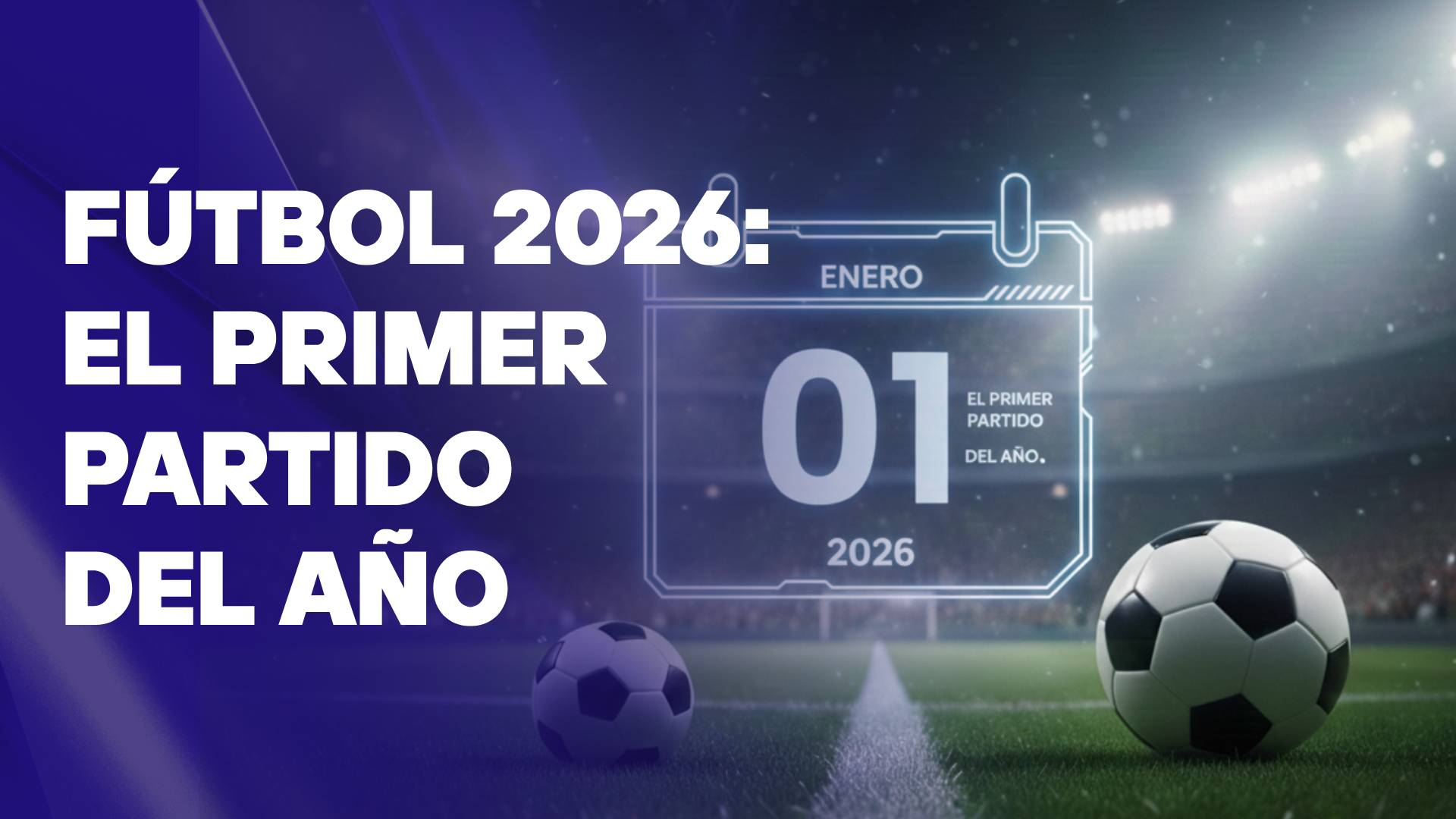 Primer partido futbol en 2026