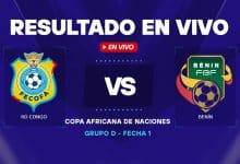 RD Congo vs Benin resultado en vivo