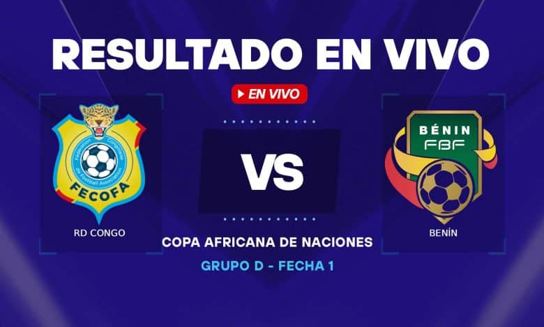 RD Congo vs Benin resultado en vivo