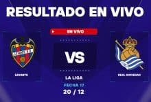Levante vs Real Sociedad: resultado EN VIVO y estadísticas del partido