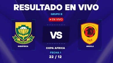 Sudáfrica vs Angola: resultado EN VIVO y estadísticas de la Copa África