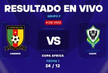 Camerún vs Gabón: resultado EN VIVO y estadísticas de la Copa África