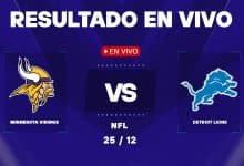 Vikings vs Lions: resultado EN VIVO y estadísticas de la NFL