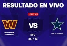 Commanders vs Cowboys: resultado EN VIVO y estadísticas de la NFL
