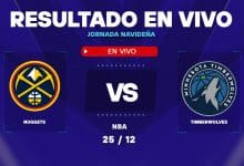 Nuggets vs Timberwolves: resultado EN VIVO y estadísticas del partido de NBA por Navidad