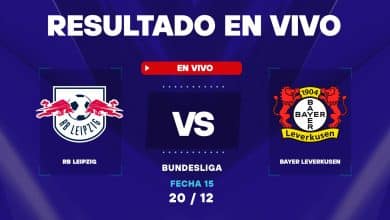 Leipzig vs Leverkusen: resultado EN VIVO y estadísticas del partido