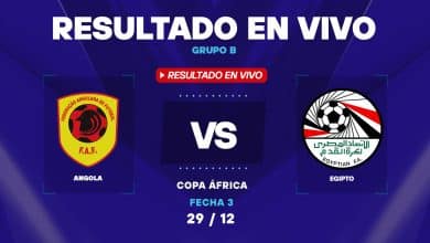 Angola vs Egipto: resultado EN VIVO y estadísticas por la Copa África