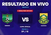 Zimbabue vs Sudáfrica: resultado EN VIVO y estadísticas por la Copa Africana