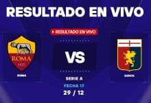 Roma vs Genoa: resultado EN VIVO y estadísticas de la Serie A
