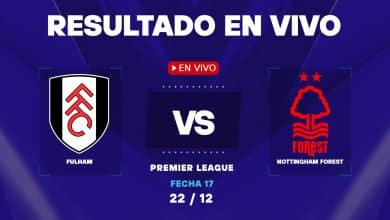 Fulham vs Forest: resultado EN VIVO y estadísticas de la Premier League