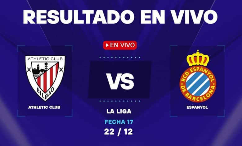 Athletic vs Espanyol: resultado EN VIVO y estadísticas del duelo por La Liga