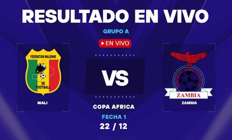 Mali vs Zambia: resultado EN VIVO y estadísticas de la Copa Africana