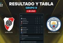 River vs Manchester City resultado y tabla