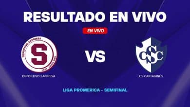 Saprissa vs Cartaginés resultado en vivo