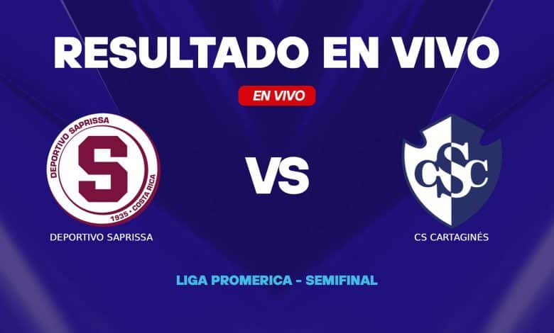 Saprissa vs Cartaginés resultado en vivo