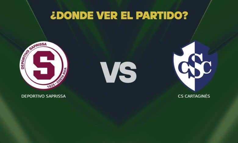 Saprissa vs Cartaginés donde ver en vivo