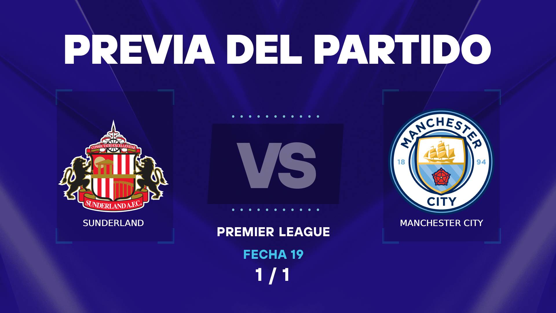 Sunderland vs Manchester City previa