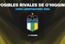 Posibles rivales de O'Higgins en la Fase 2 de Libertadores