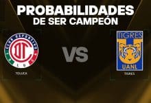 Toluca vs Tigres probabilidades