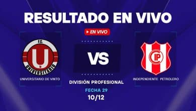 Universitario vs Independiente Petrolero resultado en vivo