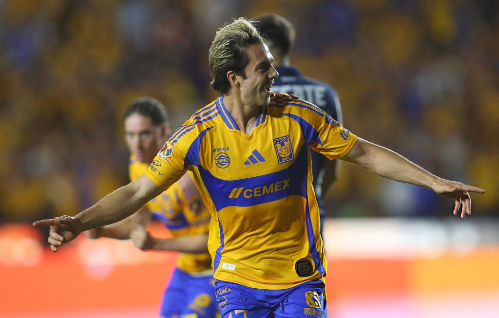 Sebastián Córdova con Tigres UANL en 2024