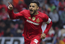 Alexis Vega con Toluca FC en 2025