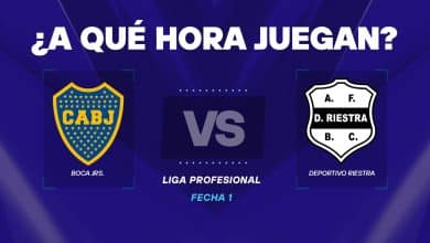 Boca vs Deportivo Riestra horario