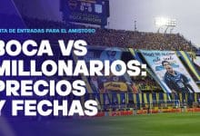 Boca vs Millonarios venta de entradas