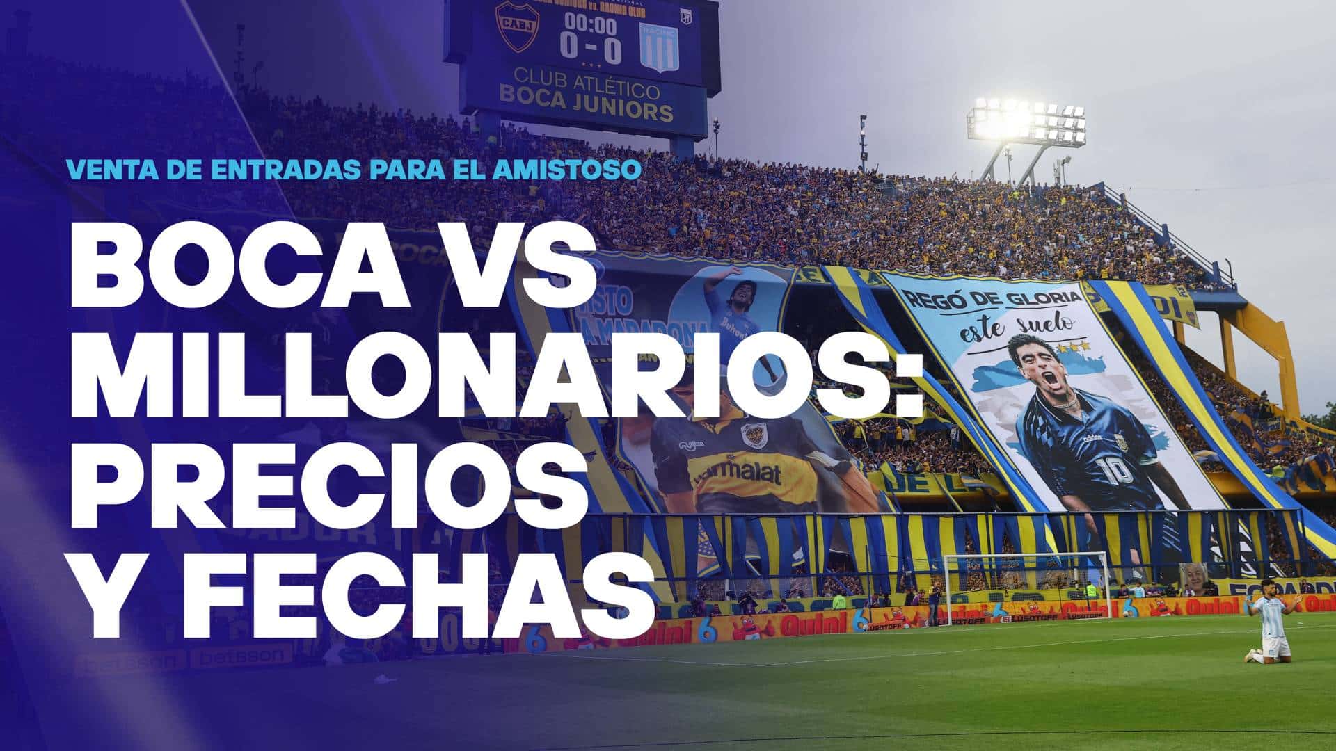 Boca vs Millonarios venta de entradas