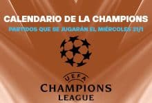 Calendario de la Champions League - partidos miércoles