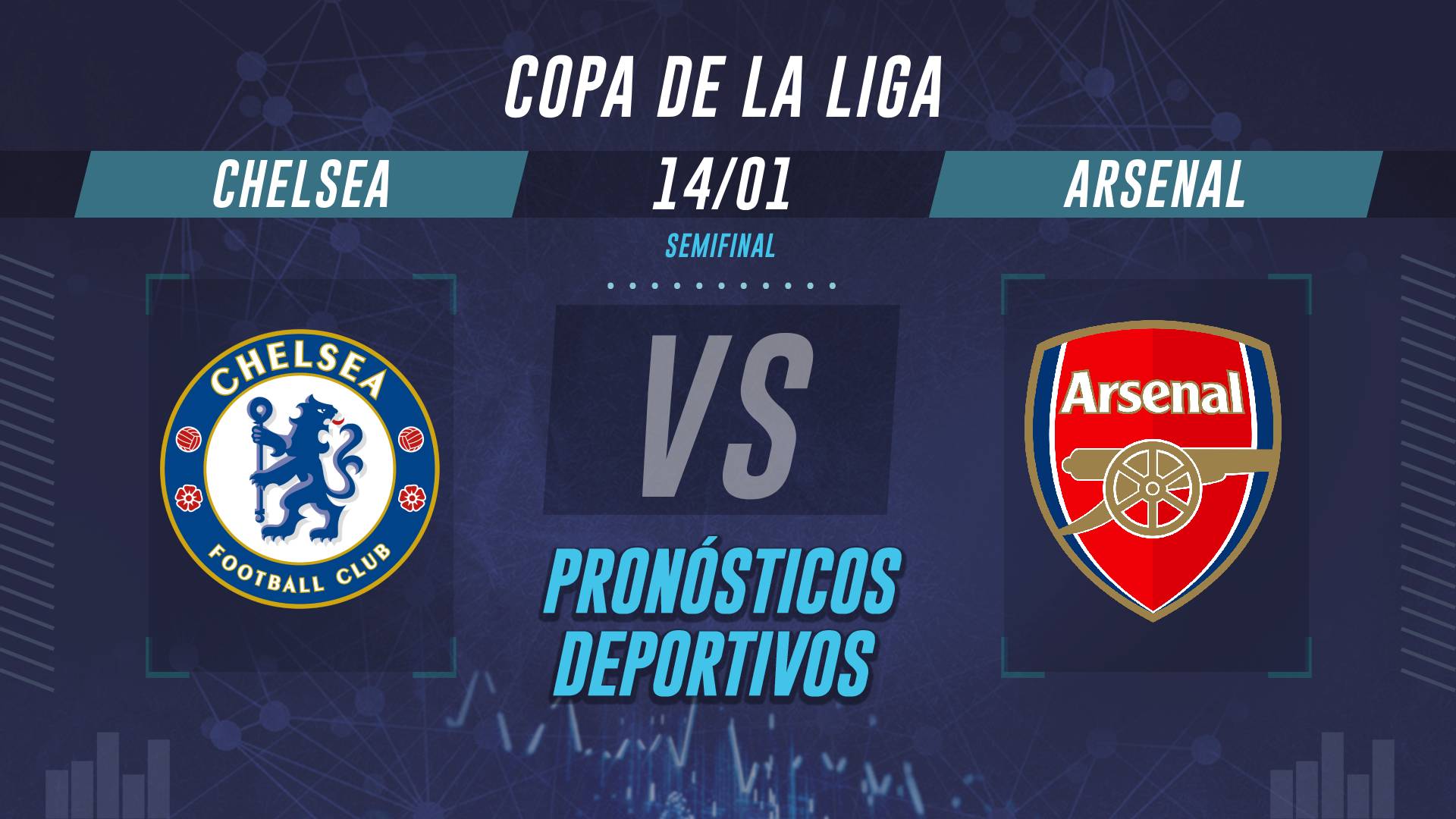 Chelsea vs Arsenal cuotas pronósticos