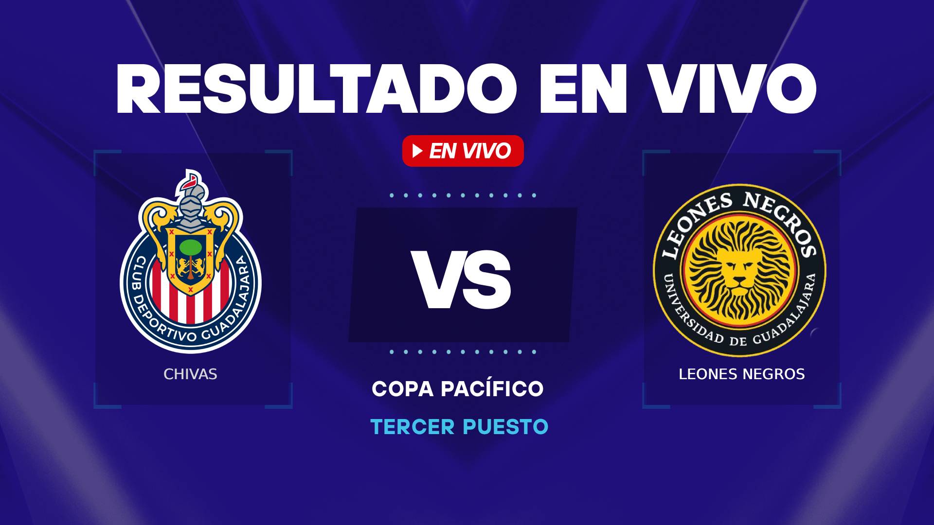 Chivas vs Leones Negros resultado