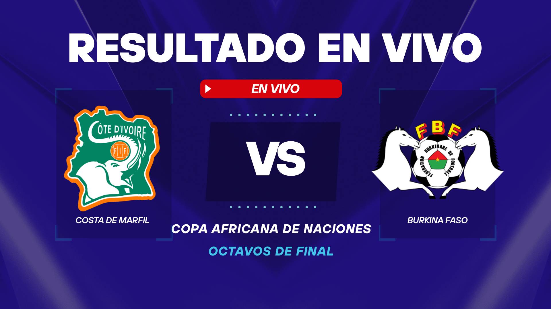 Costa de Marfil vs Burkina Faso resultado
