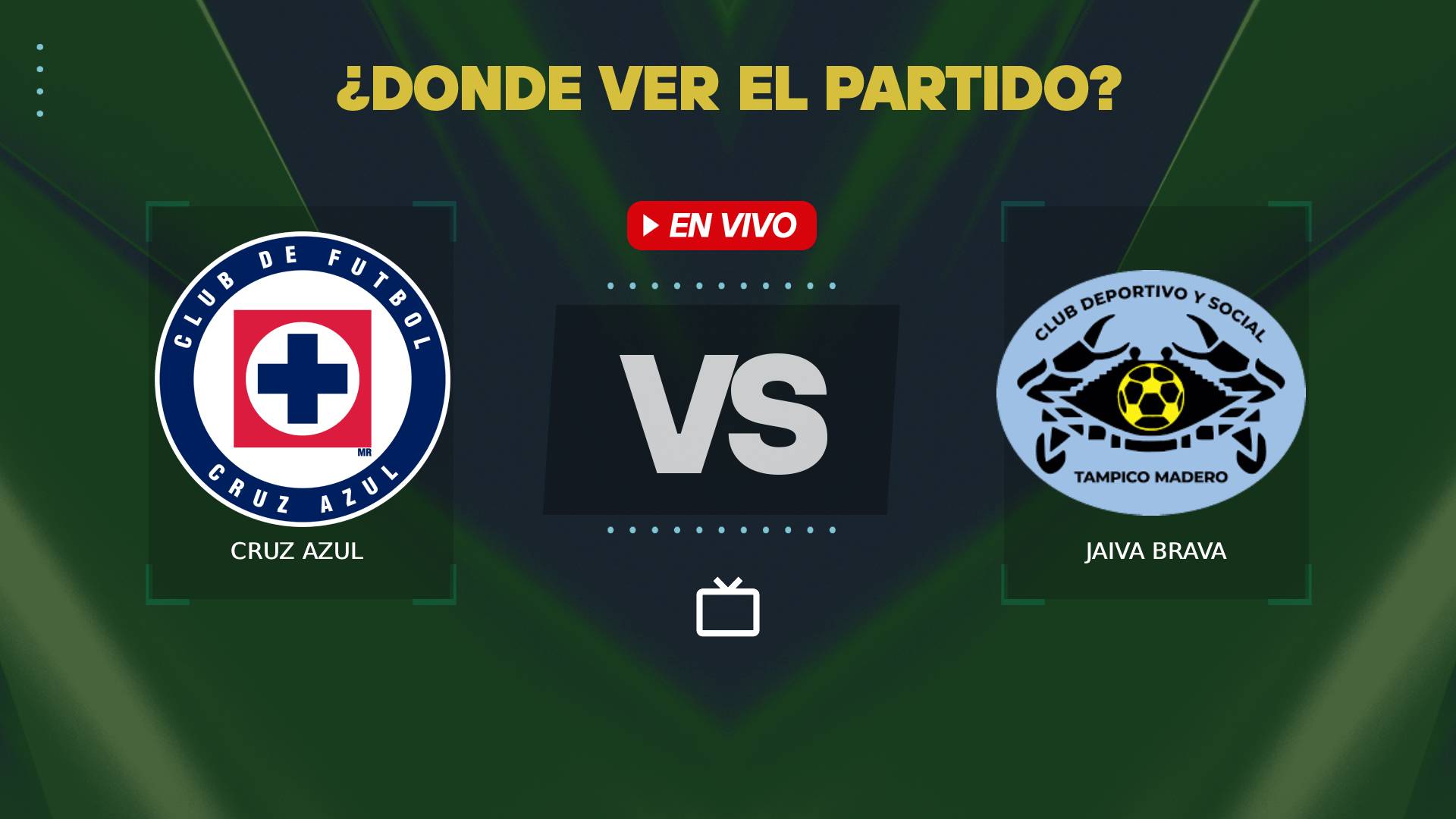 Cruz Azul vs Jaiba Brava donde ver en vivo
