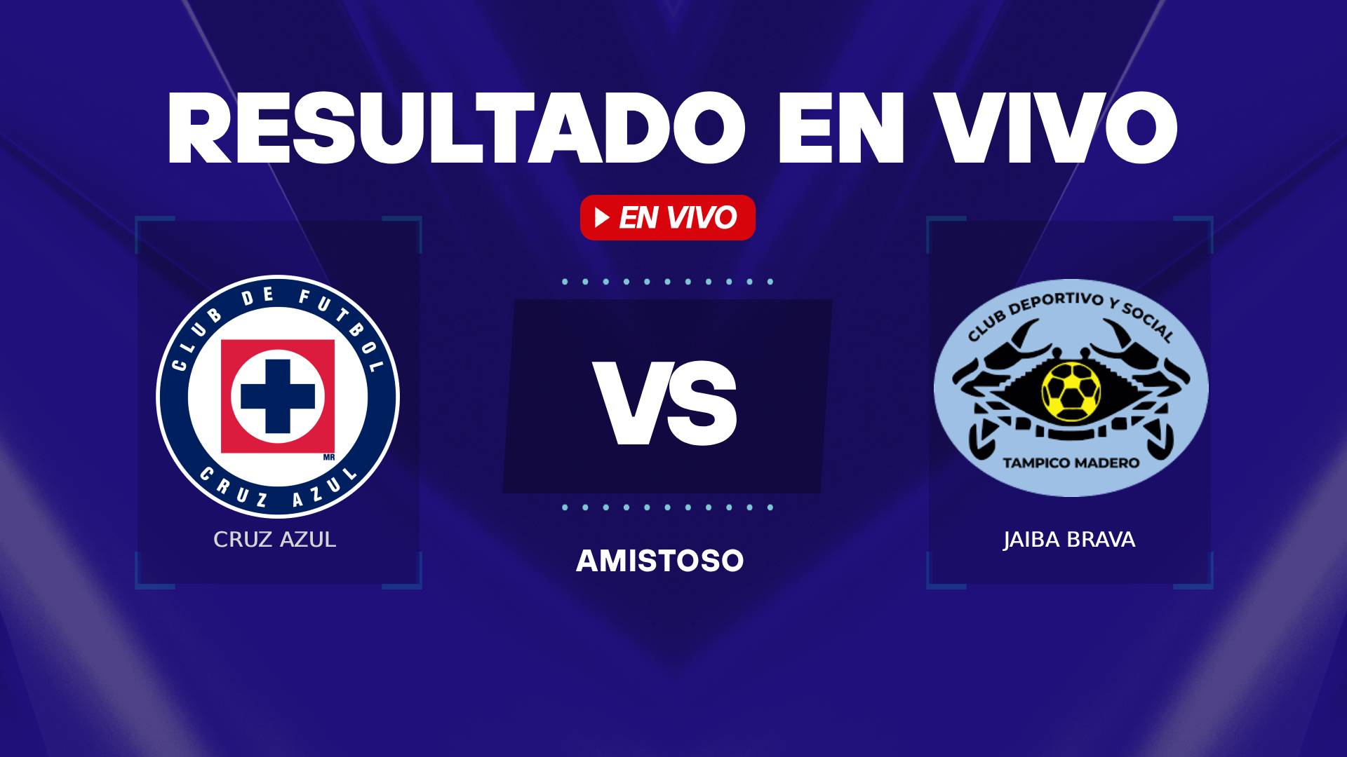 Cruz Azul vs Jaiba Brava resultado en vivo