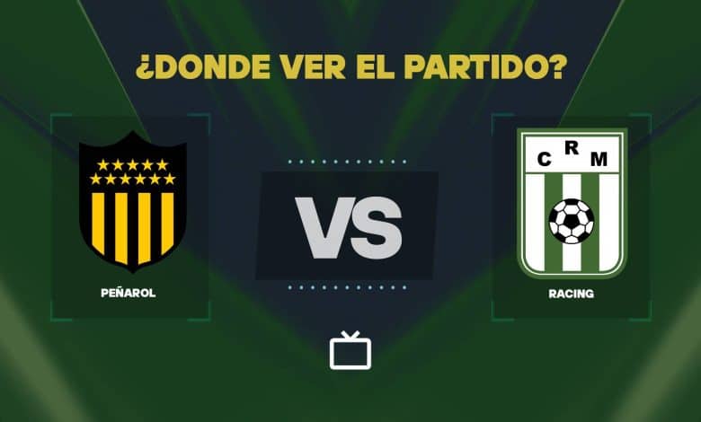 Qué canal pasa Peñarol vs Racing hoy: dónde ver GRATIS y EN VIVO la Copa de la Liga AUF