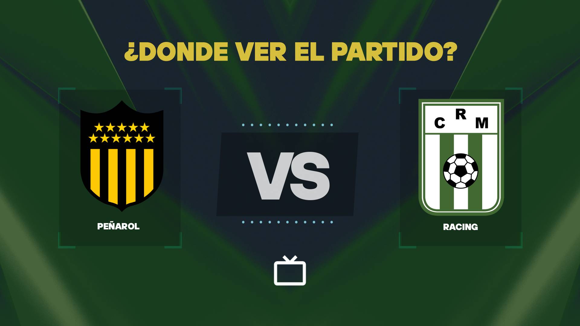 Qué canal pasa Peñarol vs Racing hoy: dónde ver GRATIS y EN VIVO la Copa de la Liga AUF