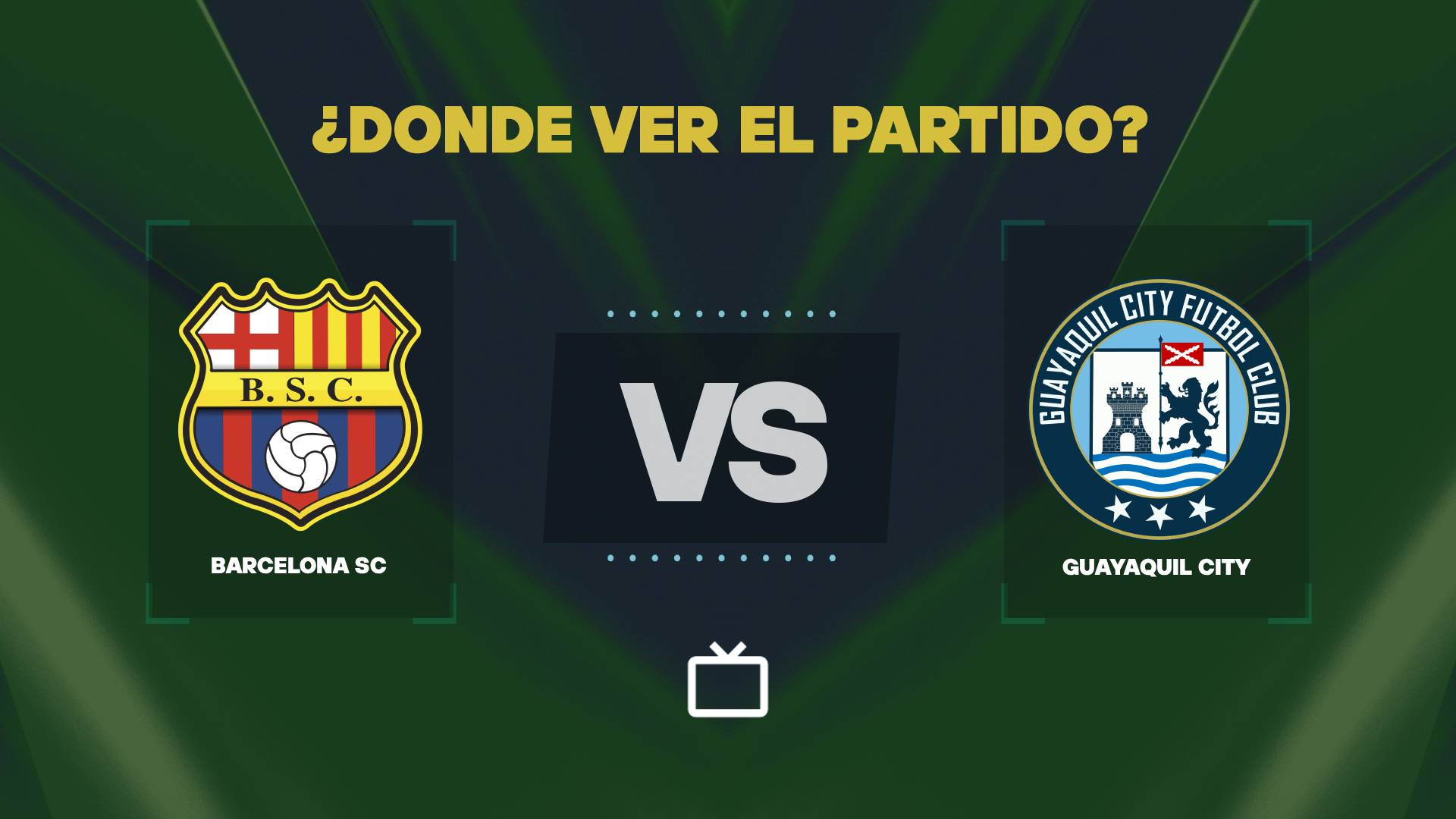 ¿Qué canal pasa Barcelona vs Guayaquil City hoy: dónde ver EN VIVO la Noche Amarilla 2026?